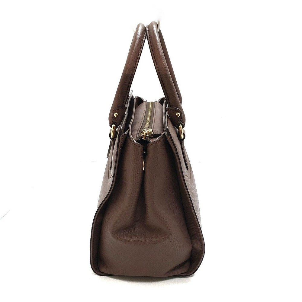 Salvatore Ferragamo Pink Handbag Beige Becky Leather